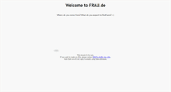 Desktop Screenshot of mode.frau.de