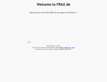 Tablet Screenshot of mode.frau.de